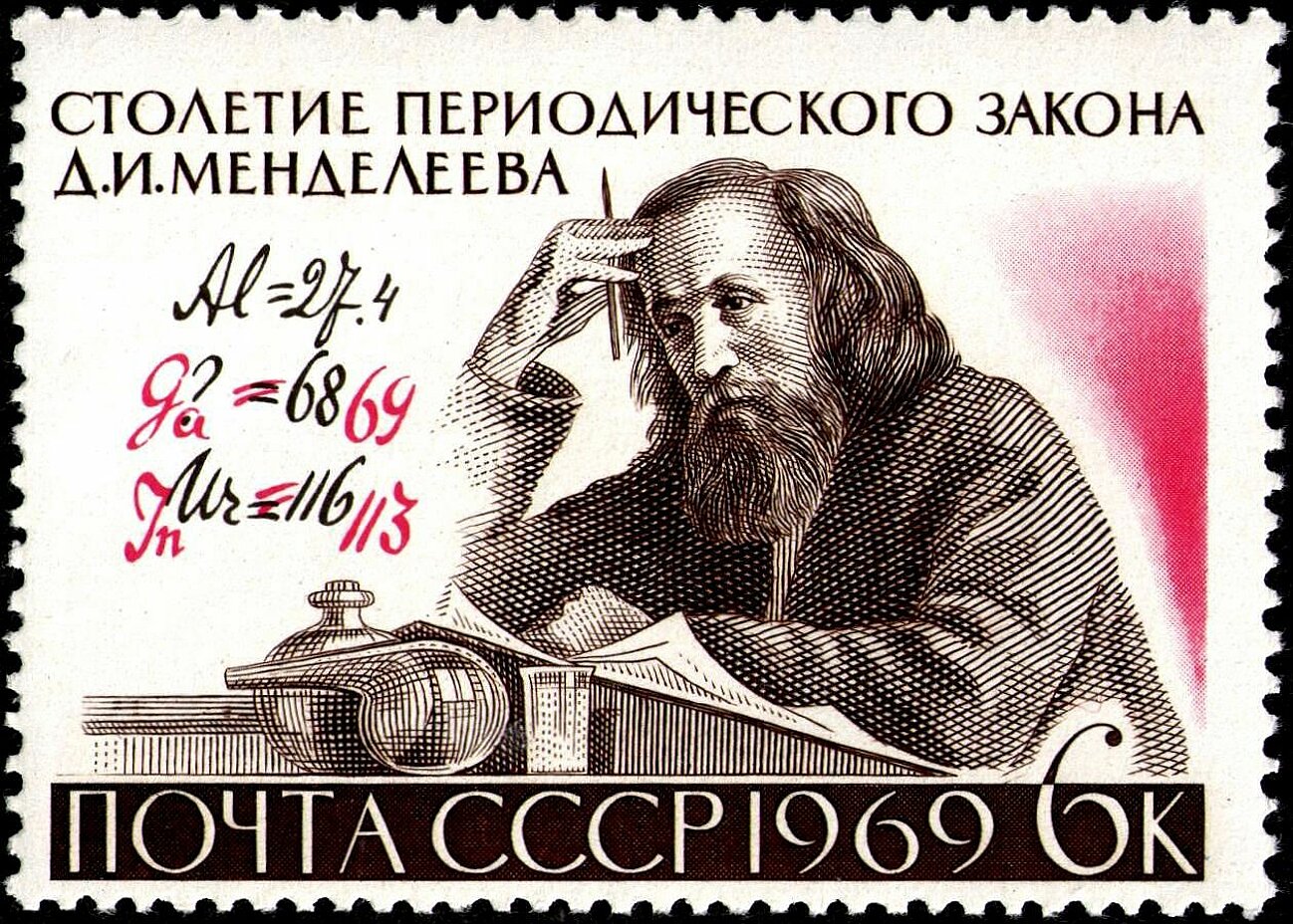 The_Soviet_Union_1969_CPA_3761_stamp__Mendeleev_and_Formula_