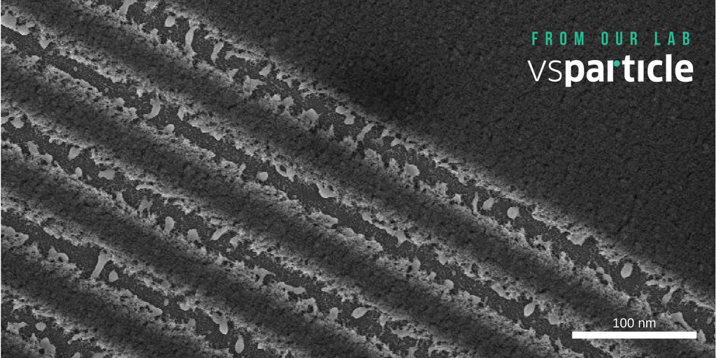 nanoparticles sample in the laboratory